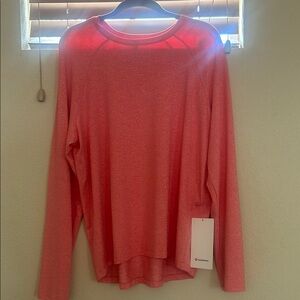 Lululemon Athletica Pink Asymmetrical Long Sleeve Hoodie